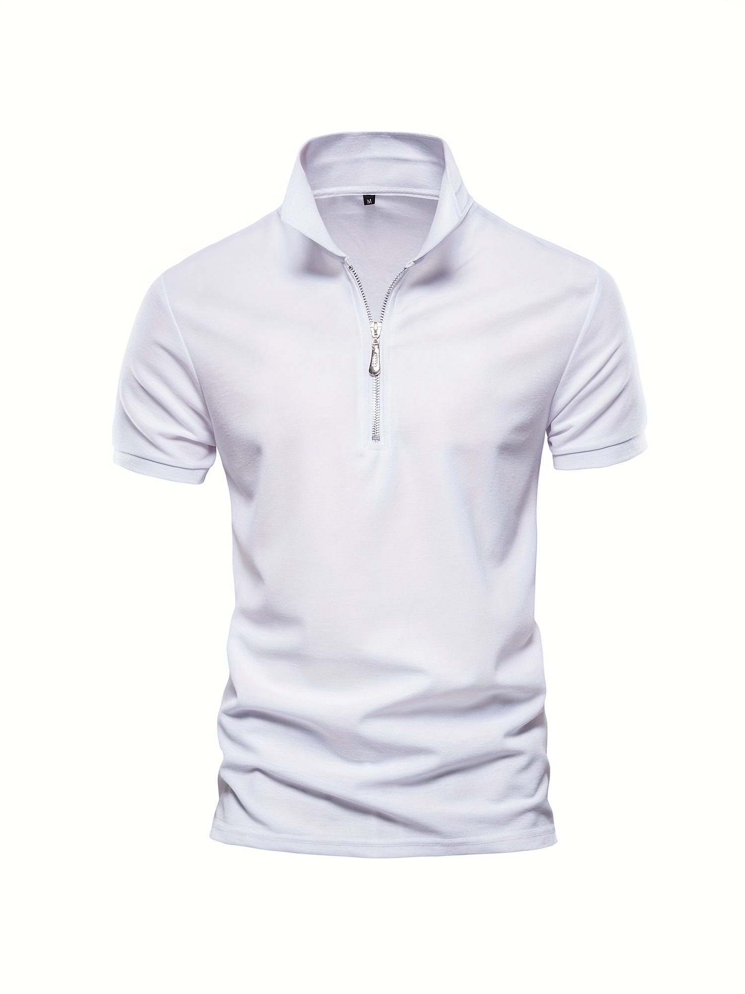 Zip front shirt online mens