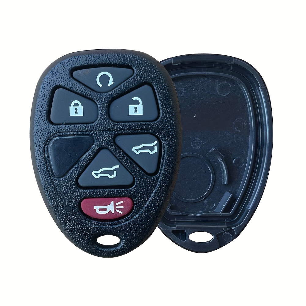 Key Fob Cover Compatible with Chevy Chevrolet Suburban Tahoe GMC Terrain  Yukon Yukon XL Smart 6 Buttons TPU Remote Keyless Key Fob Case Protection