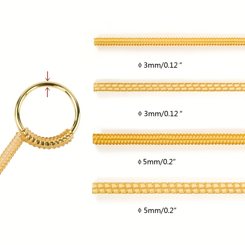 Invisible Transparent Gold Ring Size Adjuster Invisible Clip - Temu
