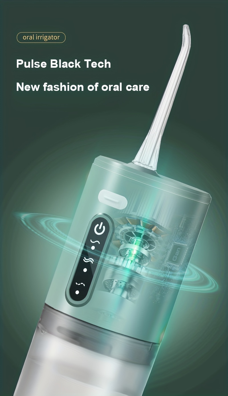 intelligent electric oral irrigator portable household hand held oral tooth cleaner water dental floss details 2