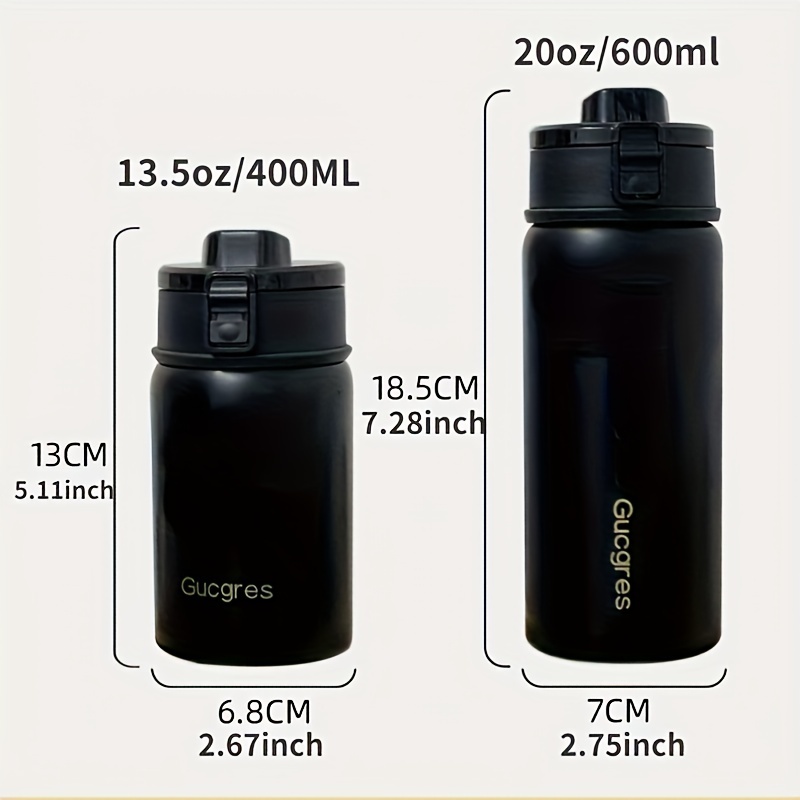 Order the Thermo Bottle to go (400ml & 600ml)