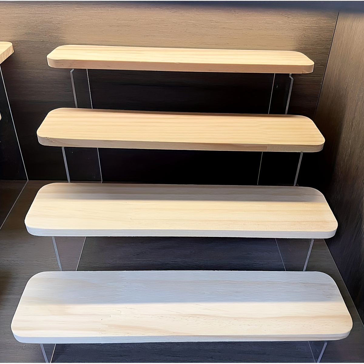 Escalera plegable de madera maciza multifuncional para el hogar, escalera  pequeña de dos escalones, escalada creativa