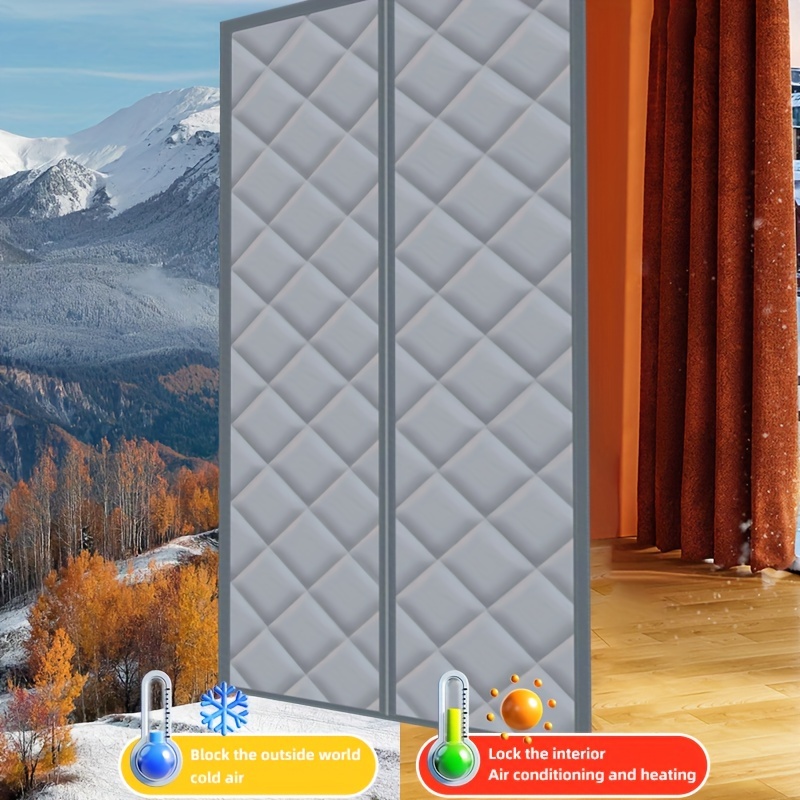 Autumn And Winter Self absorbing Cotton Door Curtain - Temu