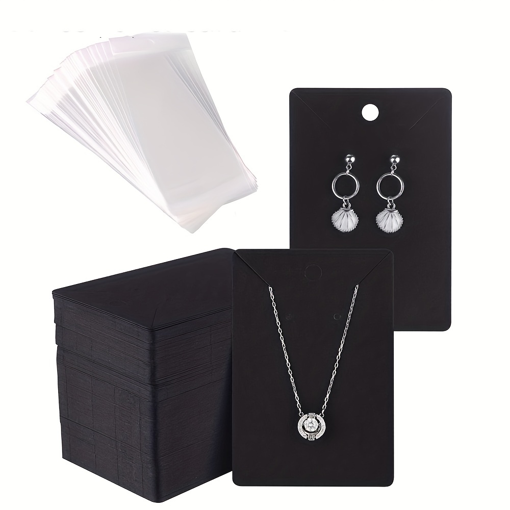 50pcs Earrings Necklaces Display Cards Cardboard Earring