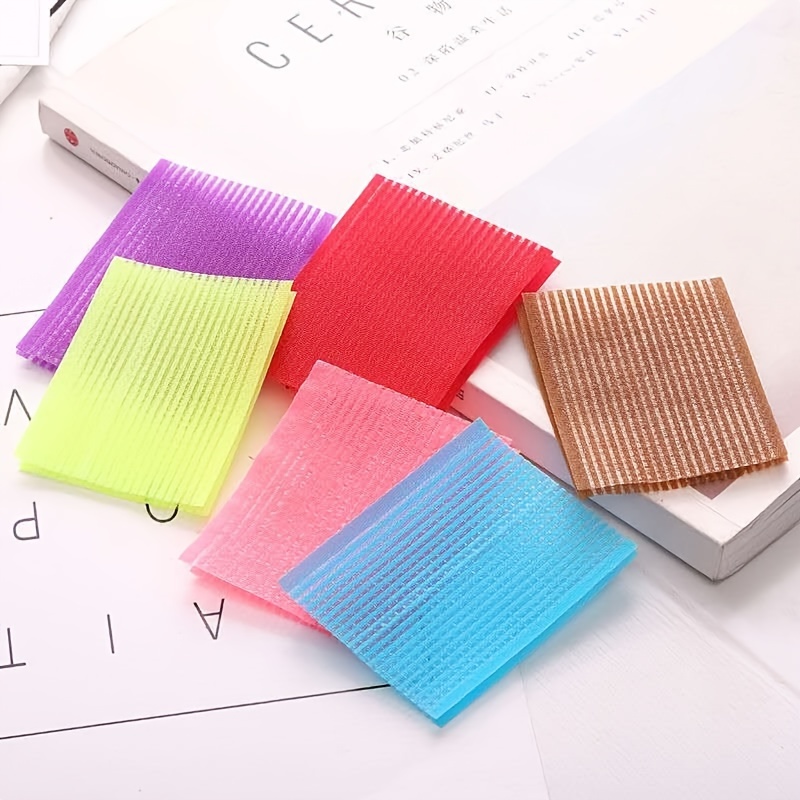 4 hair stickers clip bangs fixed seamless Magic paste Paste Magic tape  bangs patch random color