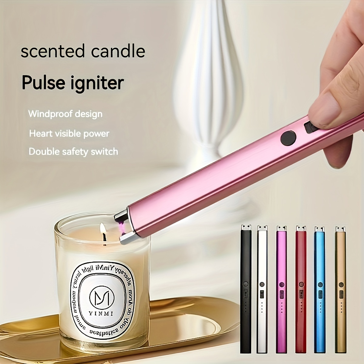 Usb Charging Ignition Stick Lighter Aromatherapy Candle - Temu