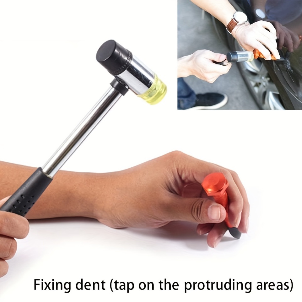 Flat Head Sheet Metal Repair Hammer Car Repair Tool Dent - Temu