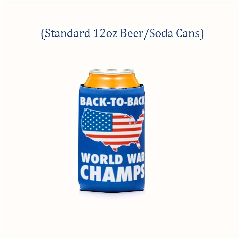 Beer Can Cooler Sleeve Reusable Soft Insulated Neoprene Beer - Temu