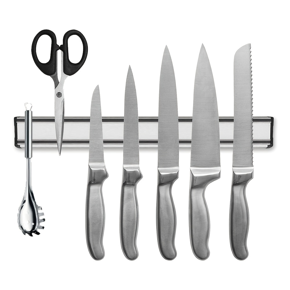Stainless Steel Knife Stand Strip Organizer Strong Magnetic Knife