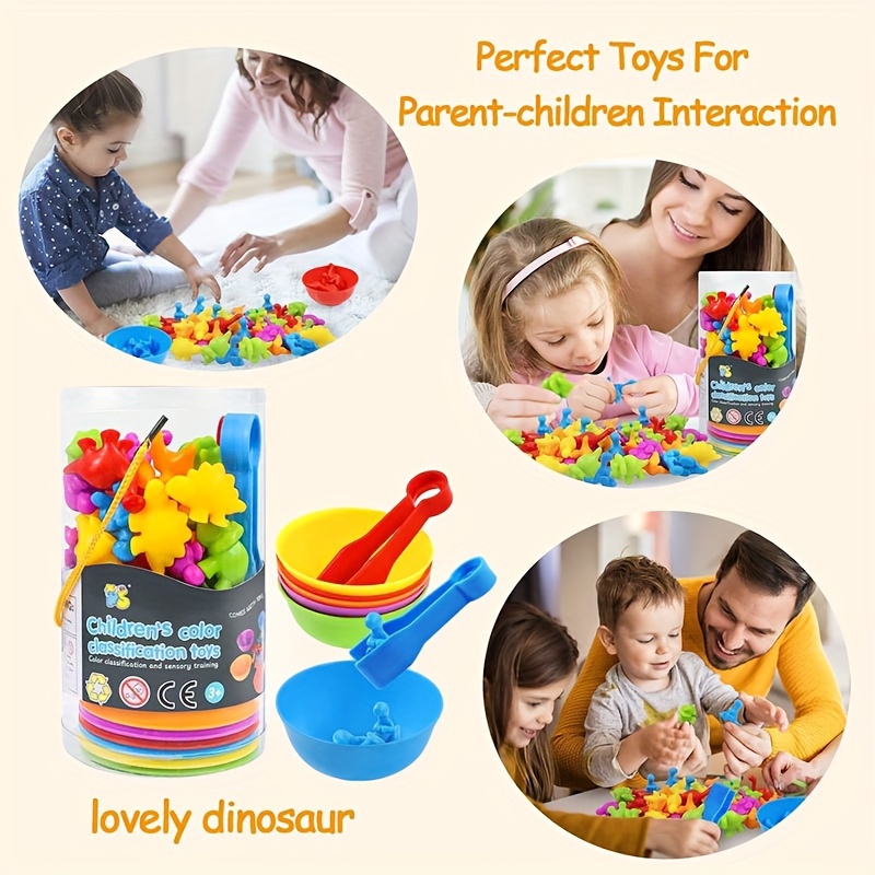 Learning Toys for Toddlers 2-4 Years 70 PCS Animal Montessori Toys Counting  Matching Sorting Stacking Toys Fine Motor Games Educational Sensory Toys