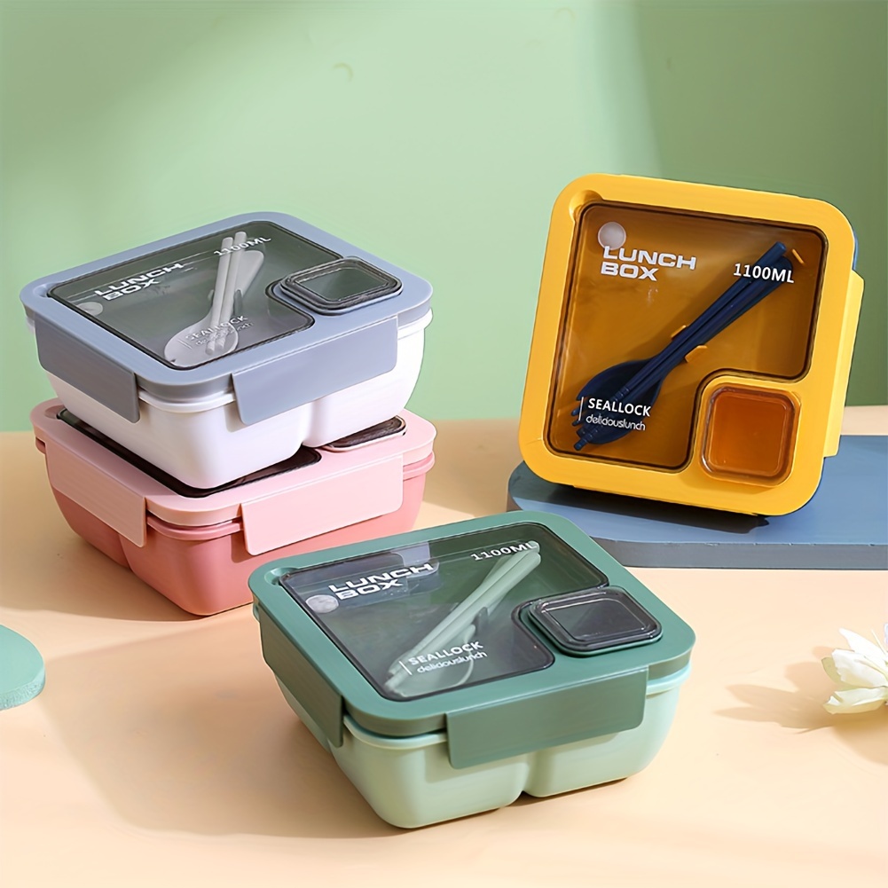 Reusable Thermal Lunch Box With 2 Compartments Microwave - Temu