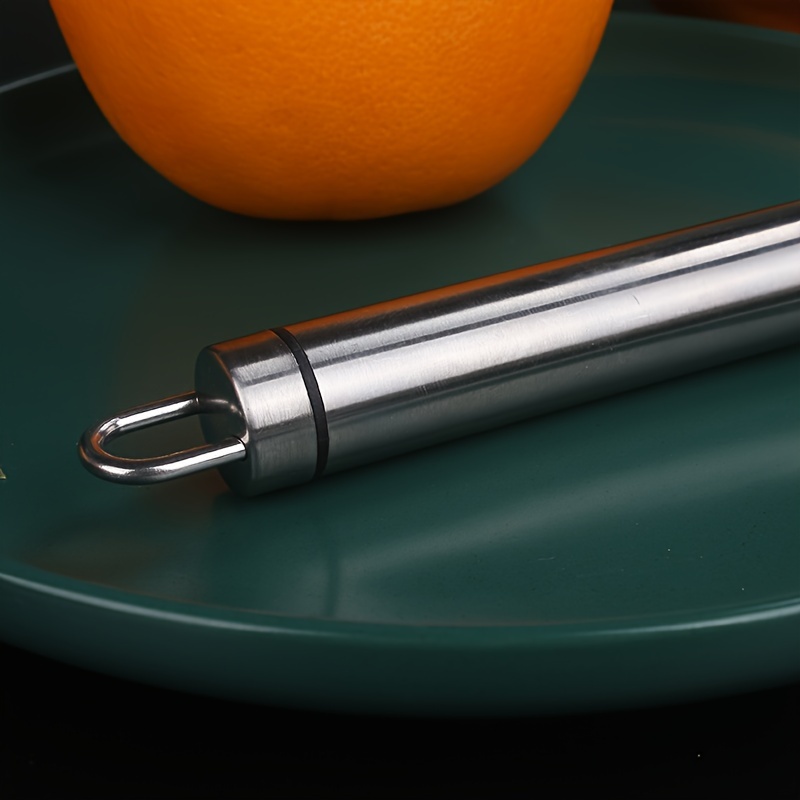 Stainless Steel Orange Peeler Stripper with Long Handle Fruits Grapefruit  Cutter Double-sided Blade Knife Kitchen Utensils