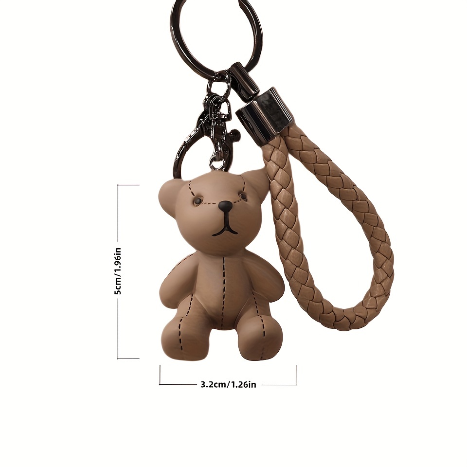 1 Llavero De Oso Bonito De Resina Con Campana De Lazo, Regalo Perfecto Para  Niños Y Niñas - Temu