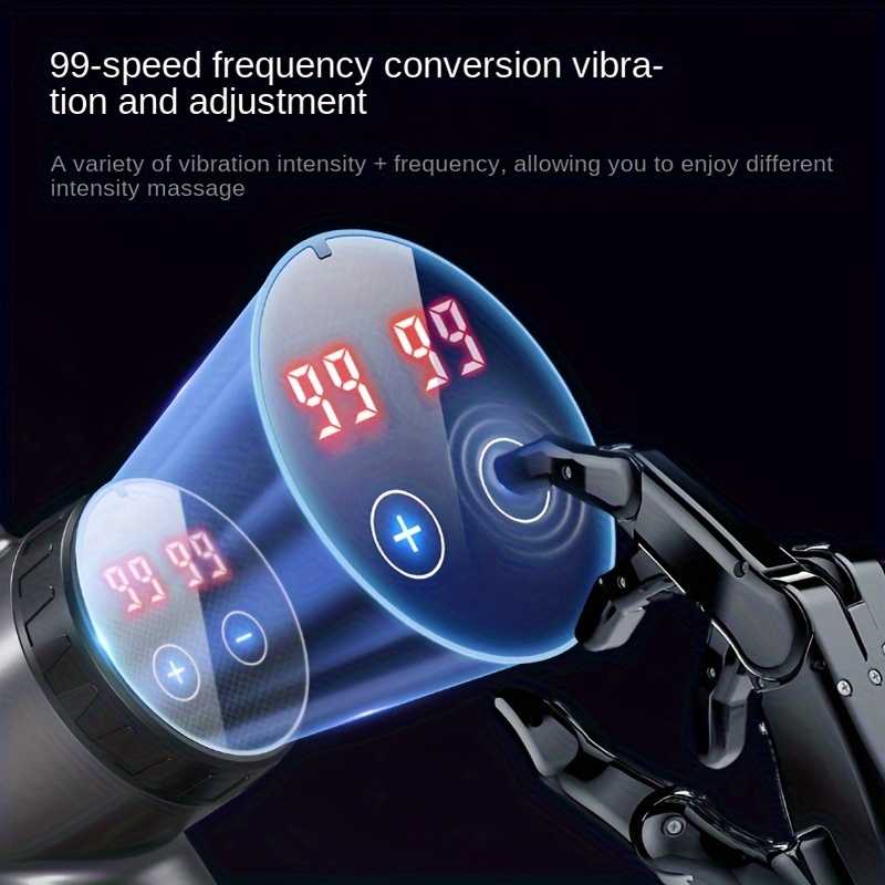 99 Speed LCD Touch Screen Deep Massage Gun Muscle Relaxing Machine