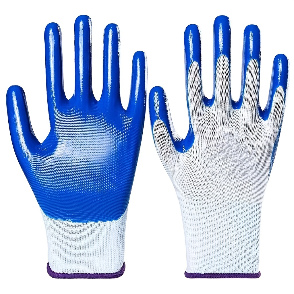 Latex Embossed Gloves Construction Labor Rubber Gloves Wear - Temu