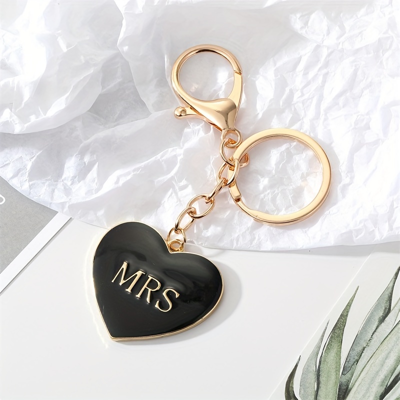 Design Semplice Mr Love Heart Charm Ciondolo Moschettone