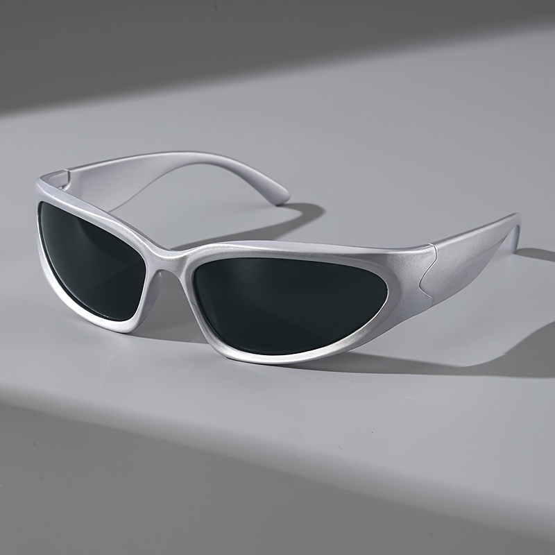 Wrap Around Fashion Sunglasses for Men Women Trendy Swift Oval Dark  Futuristic Sunglasses Shades Glasses Eyeglasses 