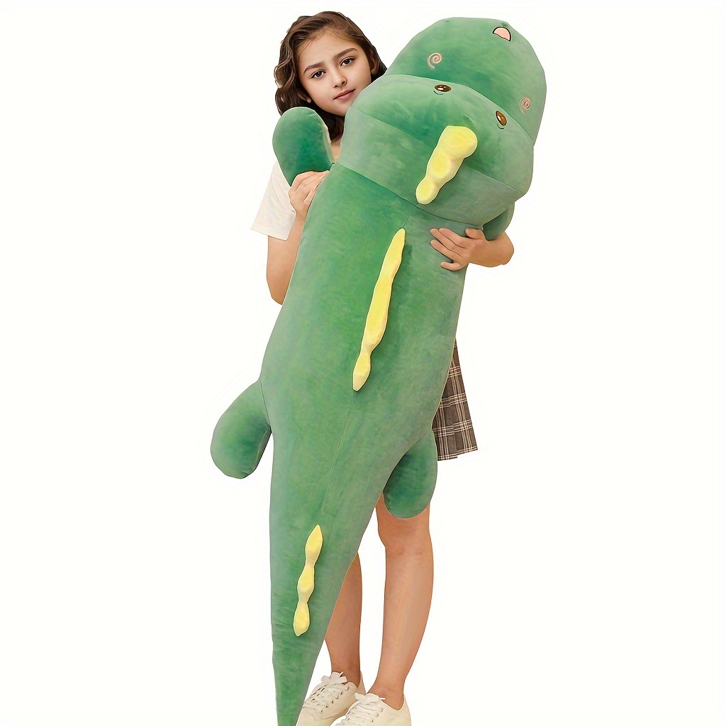 172.72 cm Jumbo Dinozauru Plīša Mīksts Apskāviens Spilvens, Lieli Dinozauri Pildīti Rotaļu Leltiņas Dāvana Bērniem Dzimšanas Dienā, Helovīnā, Ziemassvētkos, Valentīndienā