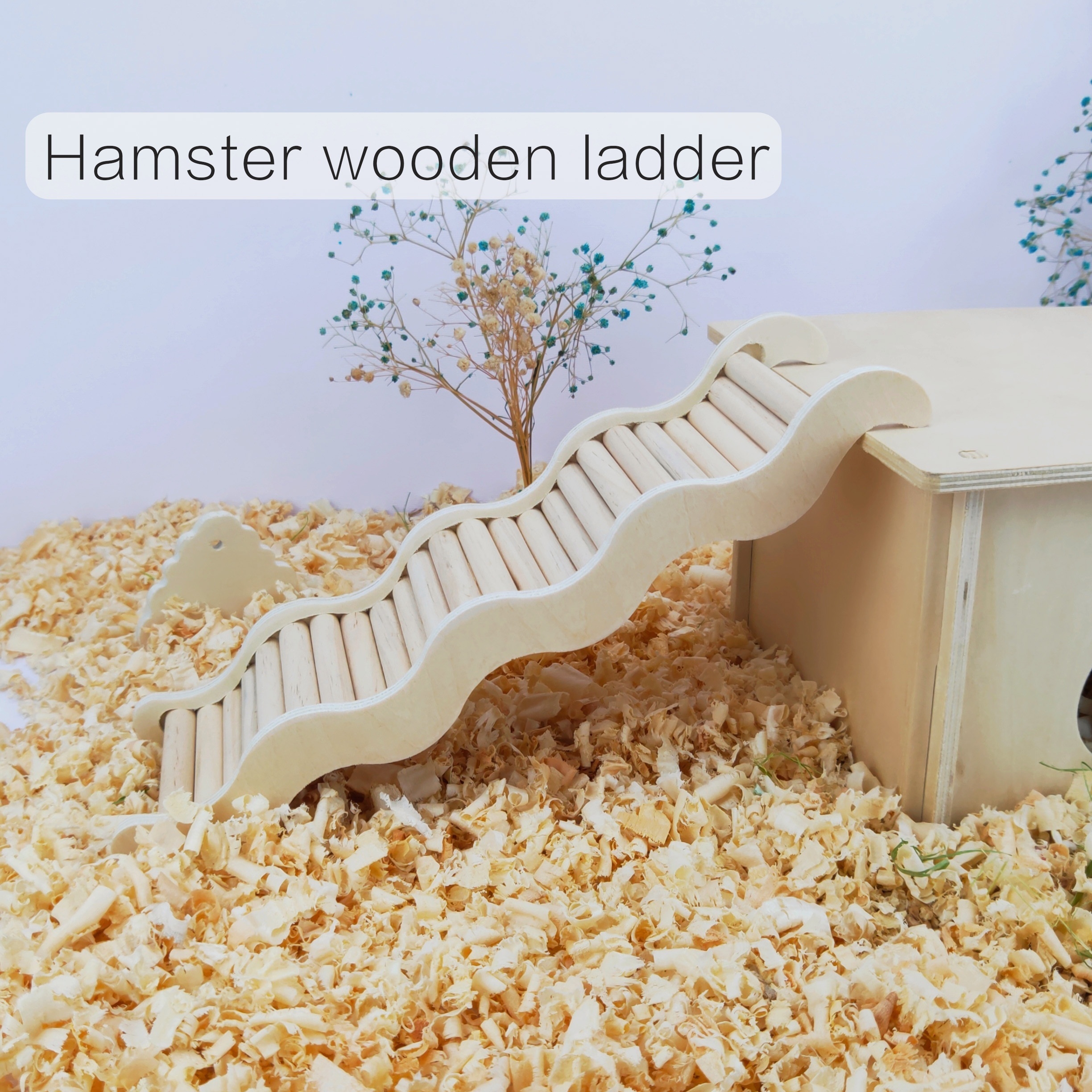 

Fun And Safe Hamster Climbing Toy - Exercise Platform With Stairs And Bridge For Pet Mice And Hamsters