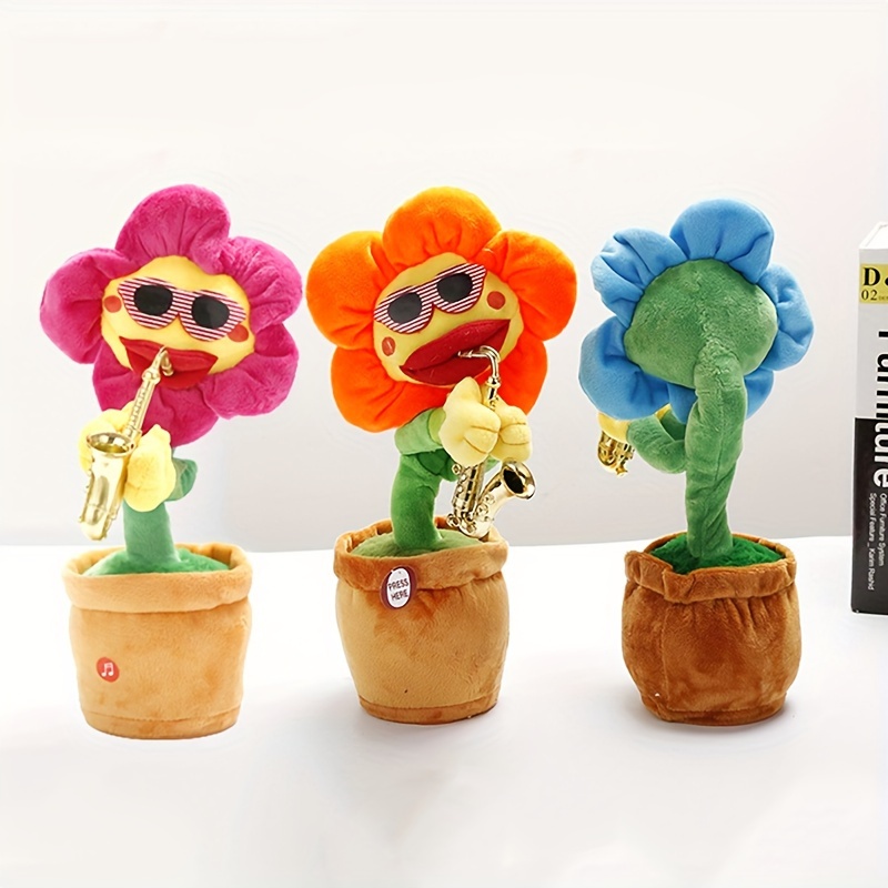 Electric Toys Singing And Dancing Flowers Sunflower Playing