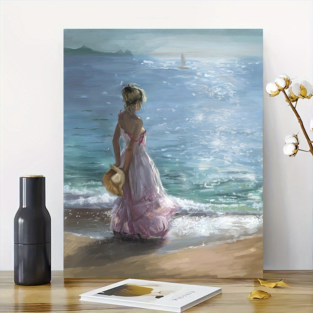 Sea Easy Diy Oil Paint By Numbers For Adults Beginner ( Unframed ) Acrylic  Watercolor On Canvas Coloring Paint By Number, Painting Perfect For Gift  Home Decor - Temu Australia