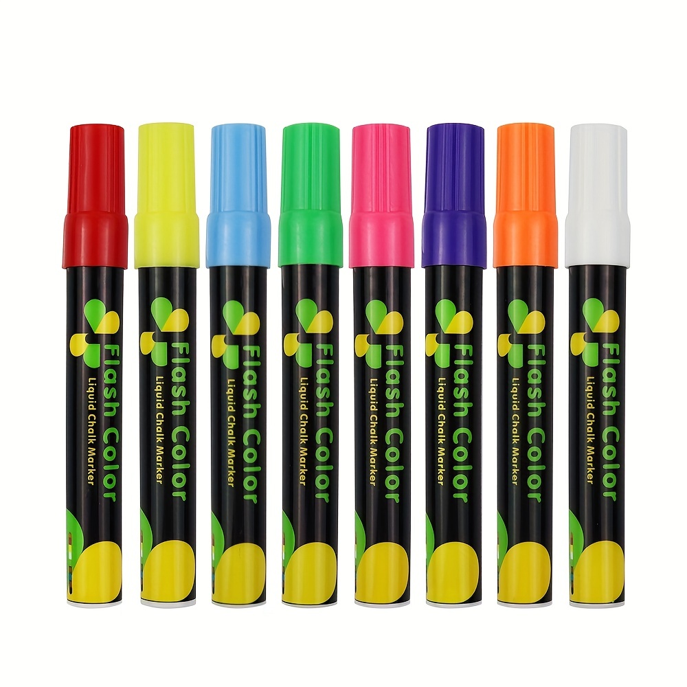 Liquid Chalk Markers for Chalkboard Erasable (20 Vintage Colors) - Bold Dry Erase Marker Chalk Pens for Blackboard Windows Bistro Glass - 6mm