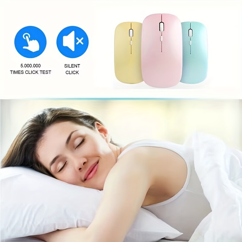 Candy Color Rechargeable Wireless Mouse. Macbook Pro / - Temu United Kingdom