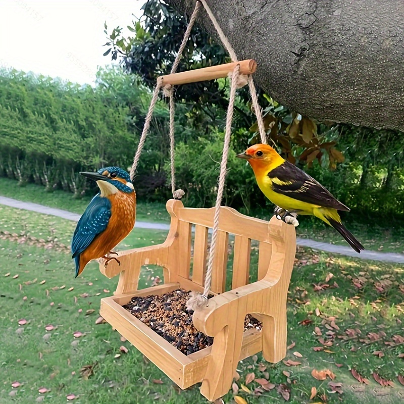 1pc Mangeoire À Oiseaux Suspendue Pour Jardin Extérieur - Temu Belgium