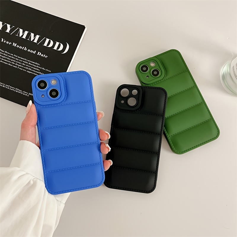 Funda Para iPhone 12 Pro Tpu Puffer Con Protector De Camara