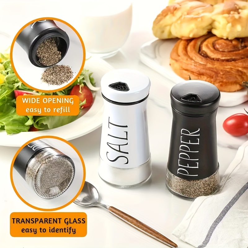 Farmhouse Modern Kitchen Essential: Refillable & Adjustable Salt