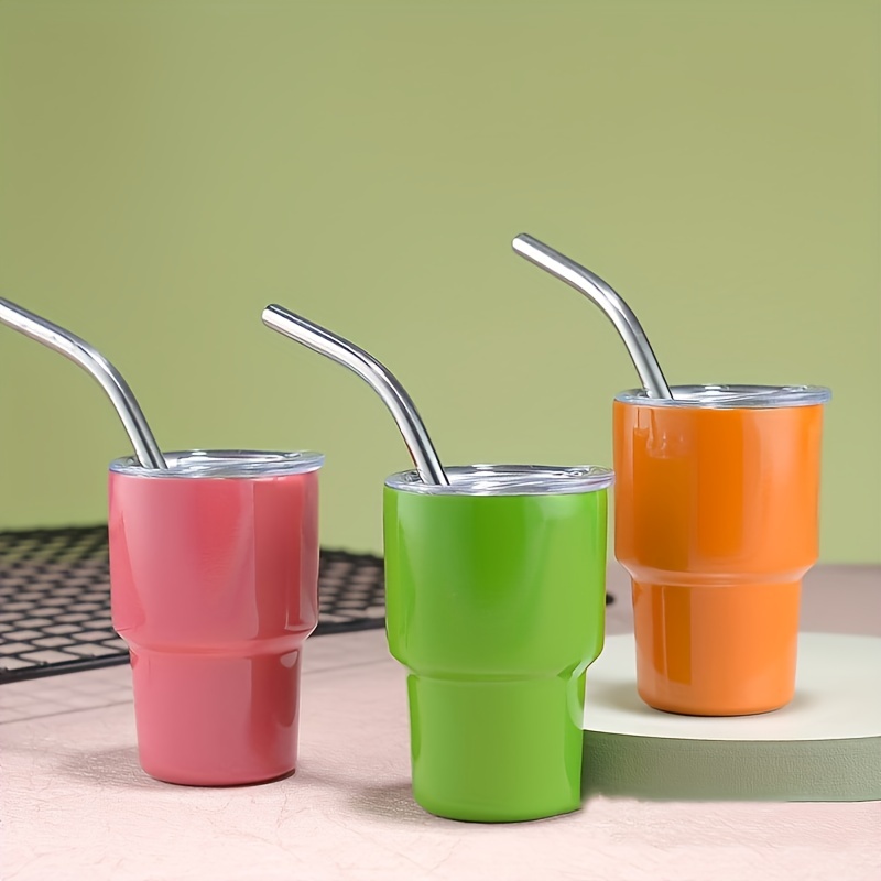 Cute Mini Tumbler Water Cup With Lids Straws Perfect For - Temu