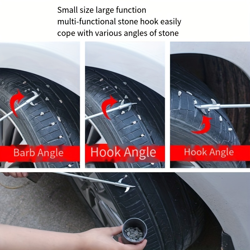 Car Tire Cleaning Hook Ferramentas Stone Hook Bag Auto Tire - Temu