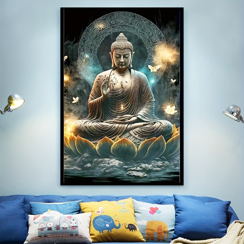 Artificial Diamond Painting Kit Buddha Religious Belief 5d Special Shape  Artificial Diamond Painting For Adults Beginners, Part Drilling Crystal  Rhinestone Diamond Painting Art Craft Kit For Home Wall Decoration - Temu