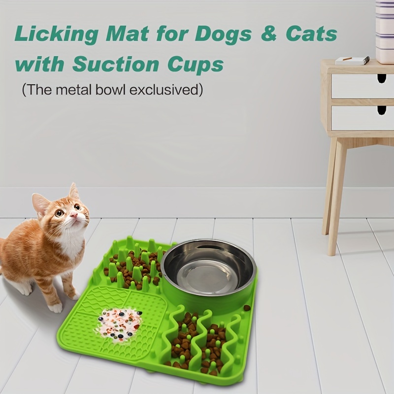 Licking Mat for Dogs and Cats, Cat Feeding Pad Lick Mats with Suction Cups  for Dog Anxiety Relief, Pet Slow Feeder - AliExpress