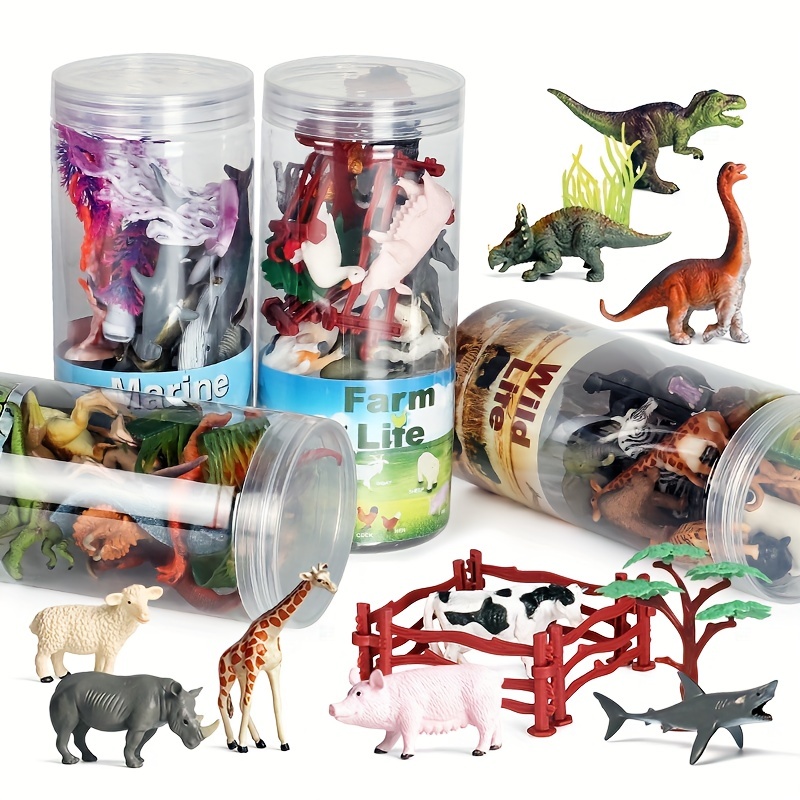 36x Farm toys animaux / animaux 2-6 cm - petites figurines pour enfants