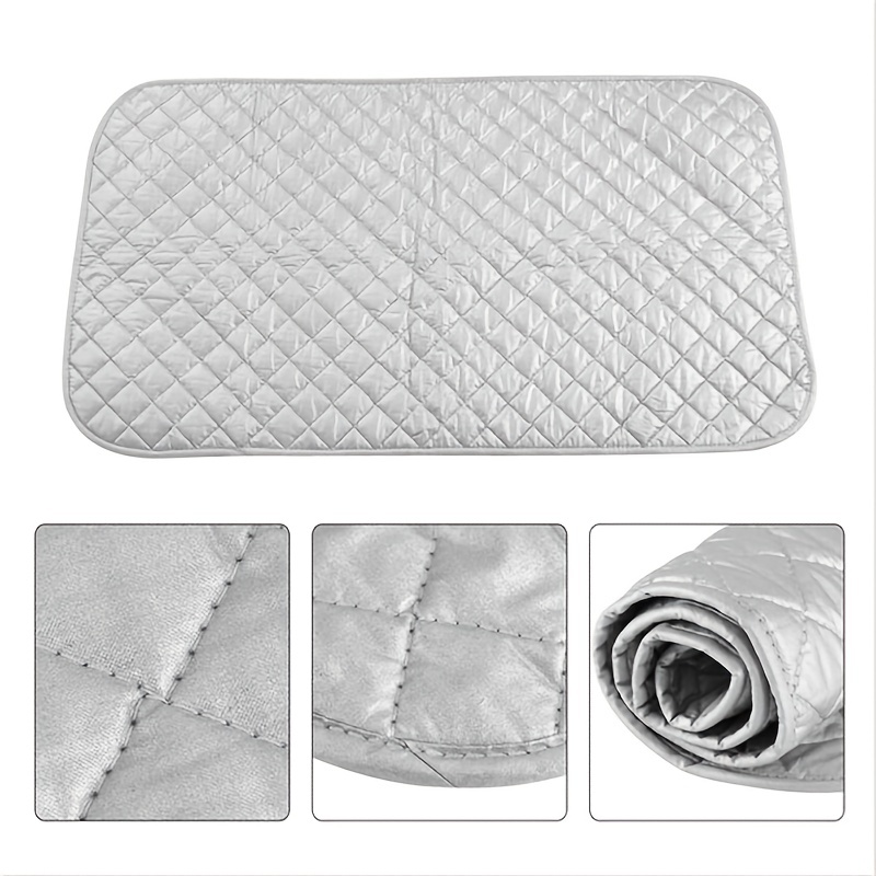 susiyo Sea Waves Japan Style Ironing Pad Mat, Ironing Board Covers,  Portable Travel Ironing Blanket for Top of Washer, Dryer, Table Top,  Countertop