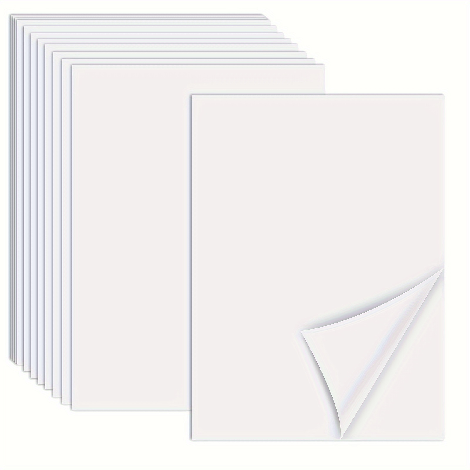 50 Sheets Printable Vinyl Inkjet A4 Sticker Paper Blank Matte