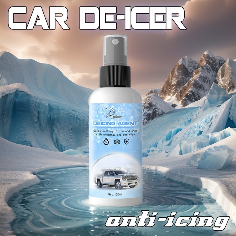 Deicer Spray for Car Windshield Deicing Melting Agent Fast Ice Melting Spray  Windshield Wiper Fluid Deicer Defrosting Anti Frost Spray Winter Car  Essentials for Removing Snow : : Automotive