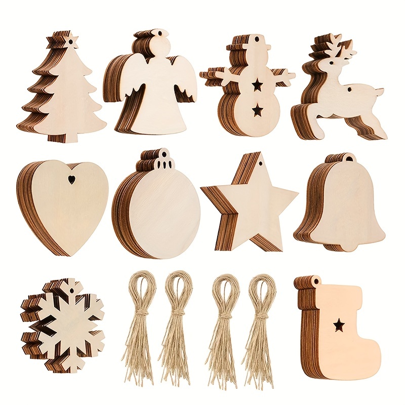 Snowflake Wood Hanging, Christmas Wooden Ornament Wood Gift Tags For  Holiday Diy Crafts, Home Decor Room Decor Theme Party Decor, Christmas  Decorations 2023 - Temu Australia