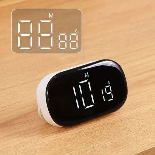 Yunbaoit Timer With Night Light For Teaching, Cooking, Meeting And Other  Scenes, Large Size 60 Minutes Classroom Countdown Timer Silent Magnetic  Suction Kitchen Timer Vt06 - Temu