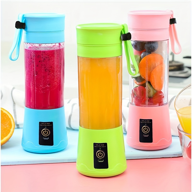 Portable Blenders, Fruit Juicer & Water Bottle 2-in-1, Personal Blender For  Shakes And Smoothies, Usb Charging Fruit Juicer With 6blades And Double  Cup, Multifunctional Juicer, Juice Cup, Kitchen Accessaries, Chrismas  Gifts, Halloween