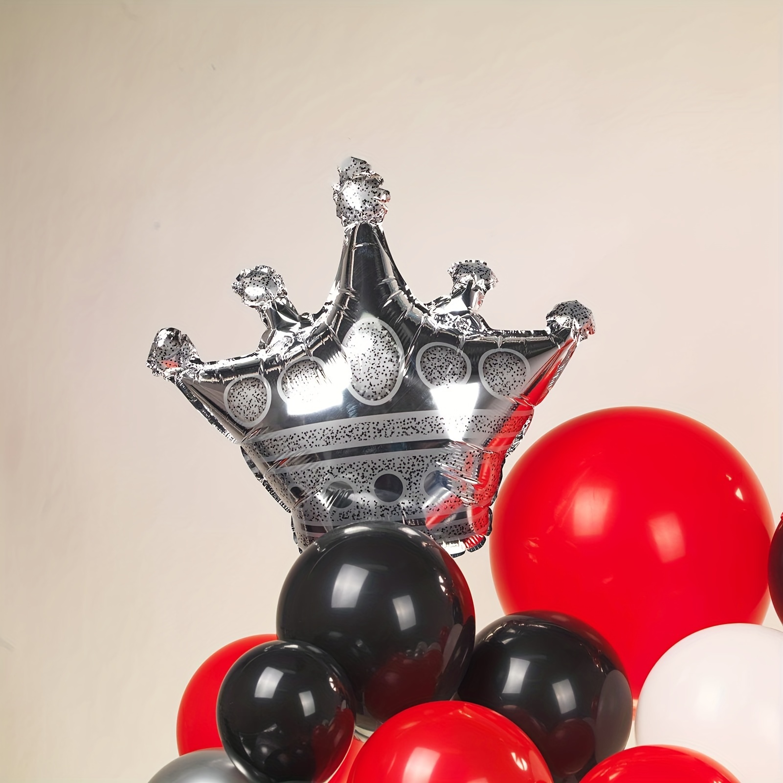 Casino Themed Decoration Balloon Wreath Arch Set With Red And Black Silvery  White Star Burst Dice Crown Balloons Suitable For Casino Royal Birthday, Las  Vegas Night Birthday Party Decoration - Temu