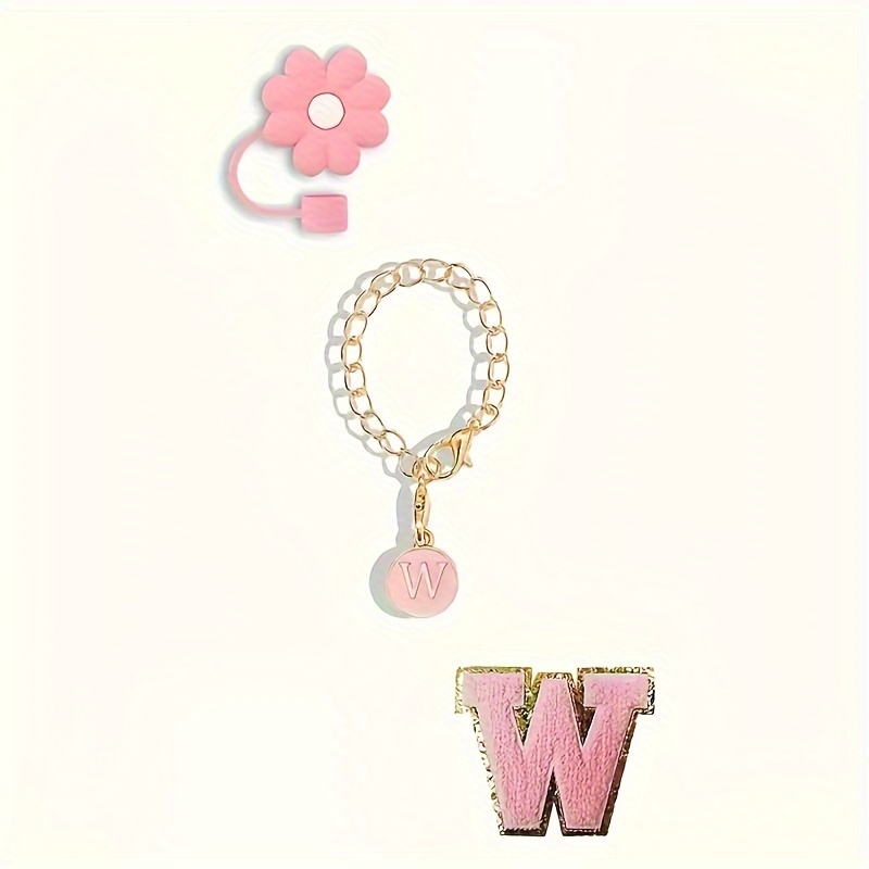 Personalized 3PCS Name ID Letter Charms For Stanley Tumbler