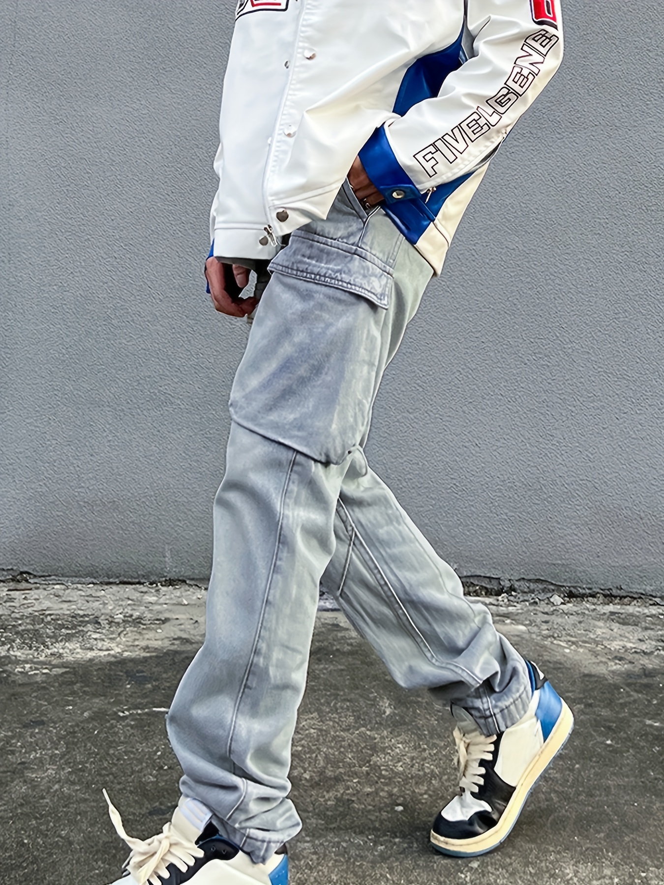 Denim cargo work on sale pants