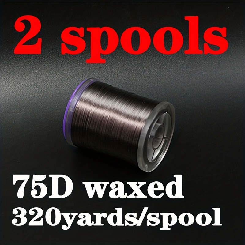2 Spools 140d Stretchy Nylon Fly Tying Thread - Temu