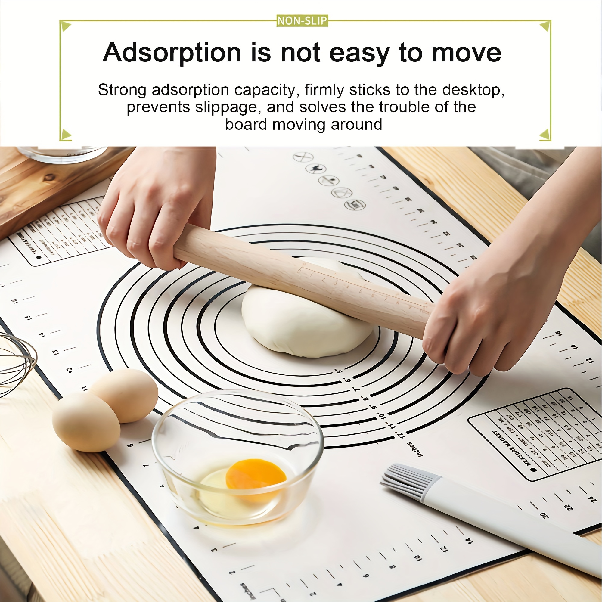 Silicone Baking Mat Kitchen Kneading Dough Mat Tools Rolling