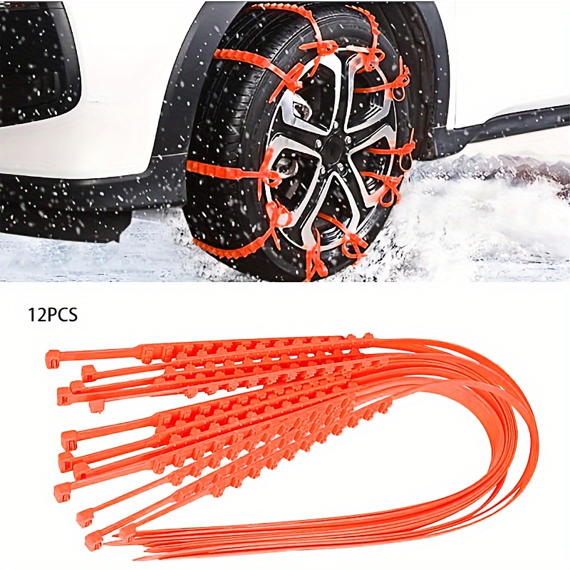 Chaînes de neige universelles pour pneus de voiture