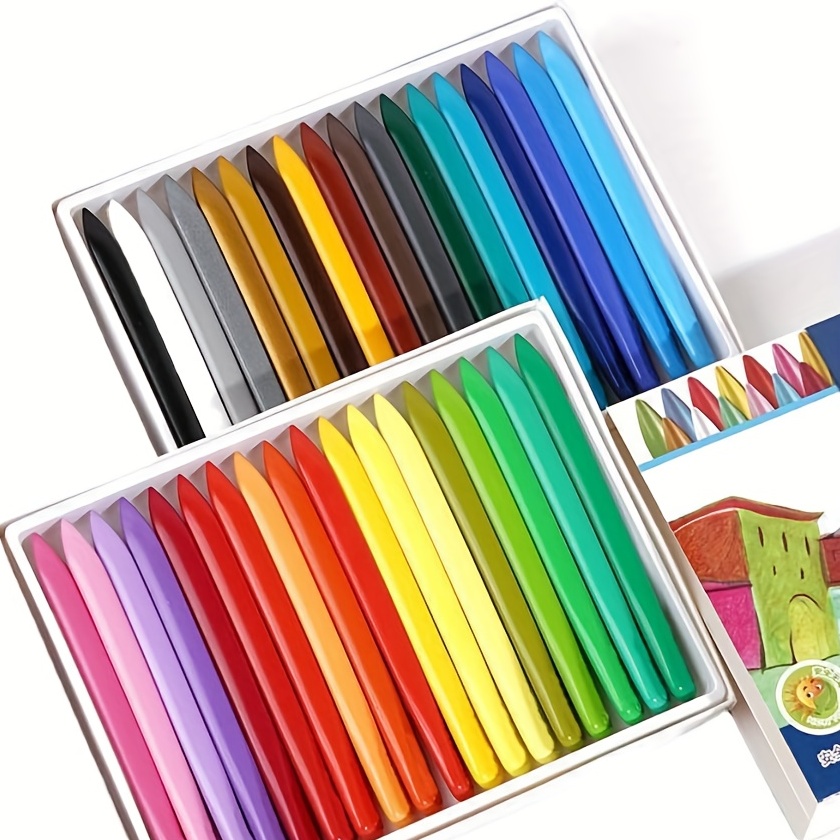 Triangle Crayons Safe Non toxic Coloring Pens Edible - Temu