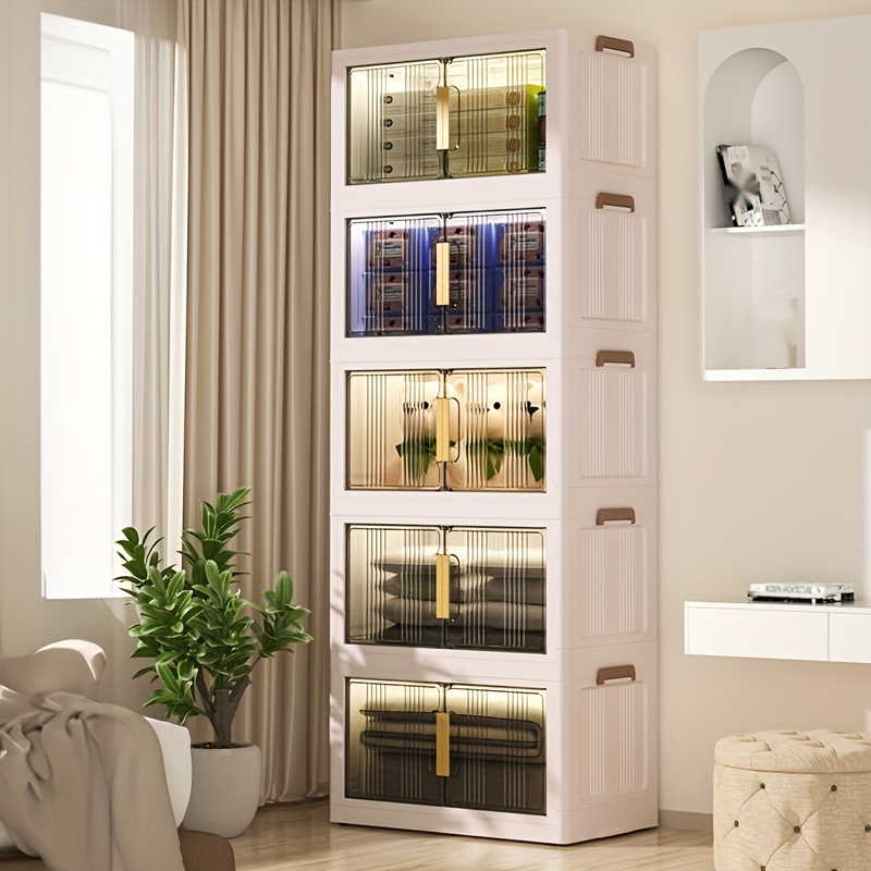 Folding Storage Box Storage Cabinet Storage Cabinet - Temu