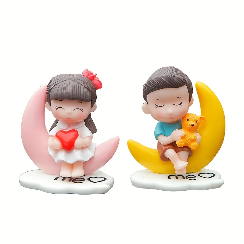 Cute Car Interior Decoration Ornaments Creative Cartoon Couple